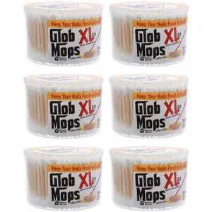 2.0 Cotton Swabs 6-Pack Bundle | Extra Absorbent | Eco-Friendly | 1800 Total Mops