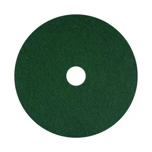 Americo Green Scrub Floor Pad, Cleaning Pad for Hard Surfaces, Made of 100% Recycled Content, USA Made