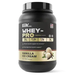 PowerVance Whey-Pro Protein Powder - 25g Whey Protein Isolate & Concentrate with Collagen & Digestive Enzymes - Zero Sugar, Low Carb, Keto Friendly, 3rd Party Tested (28 Servings)