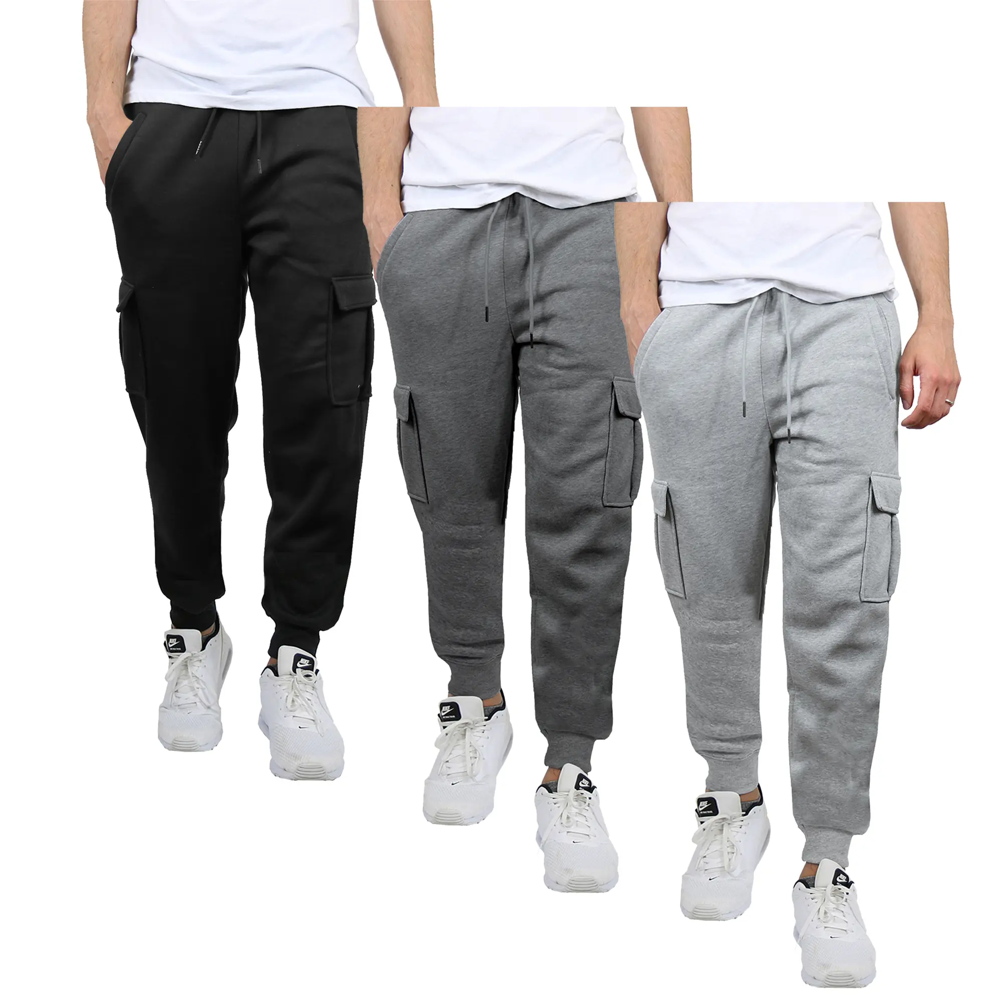 (Cargo) Black-Charcoal-Heather Grey