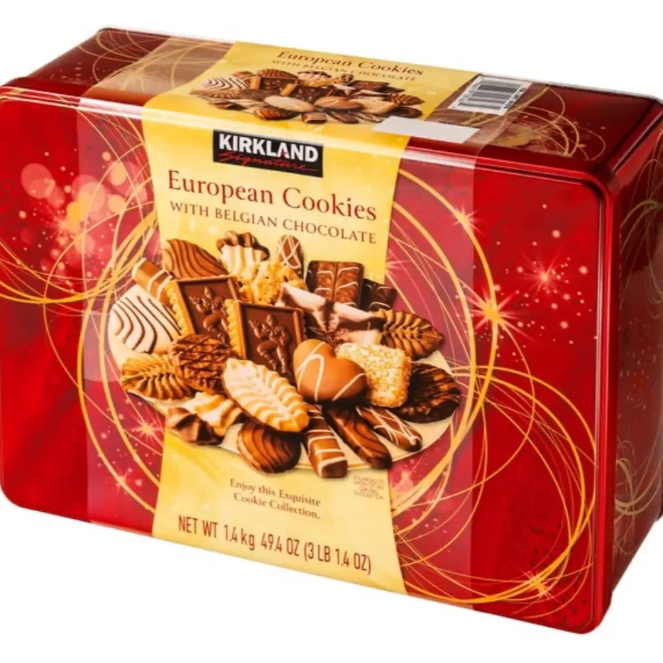 Cooky European Chocolate Cookies with Belgian Chocolate, 3lbs - Perfect Snack for Chocolate Lovers - Biscuit