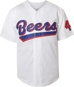Mens Baseketball Beers Jersey 44 Joe Cooper 17 Doug Remer Stitched Baseball Jersey