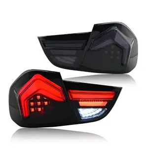 Kuer LED BMW 3-Series Smoked LED Tail Light (2009-2012 E90), Fits 320i/323i/325/330/335