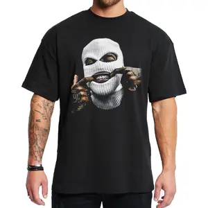 Unisex Comfy Cotton Crewneck Graphic Printed Hoodie - Funny Gangsta Street Chicano Mexican Lowrider Garment, Oversized Medium-Heavy Tops, Loose Menswear Outdoor Outfits for Men & Women
