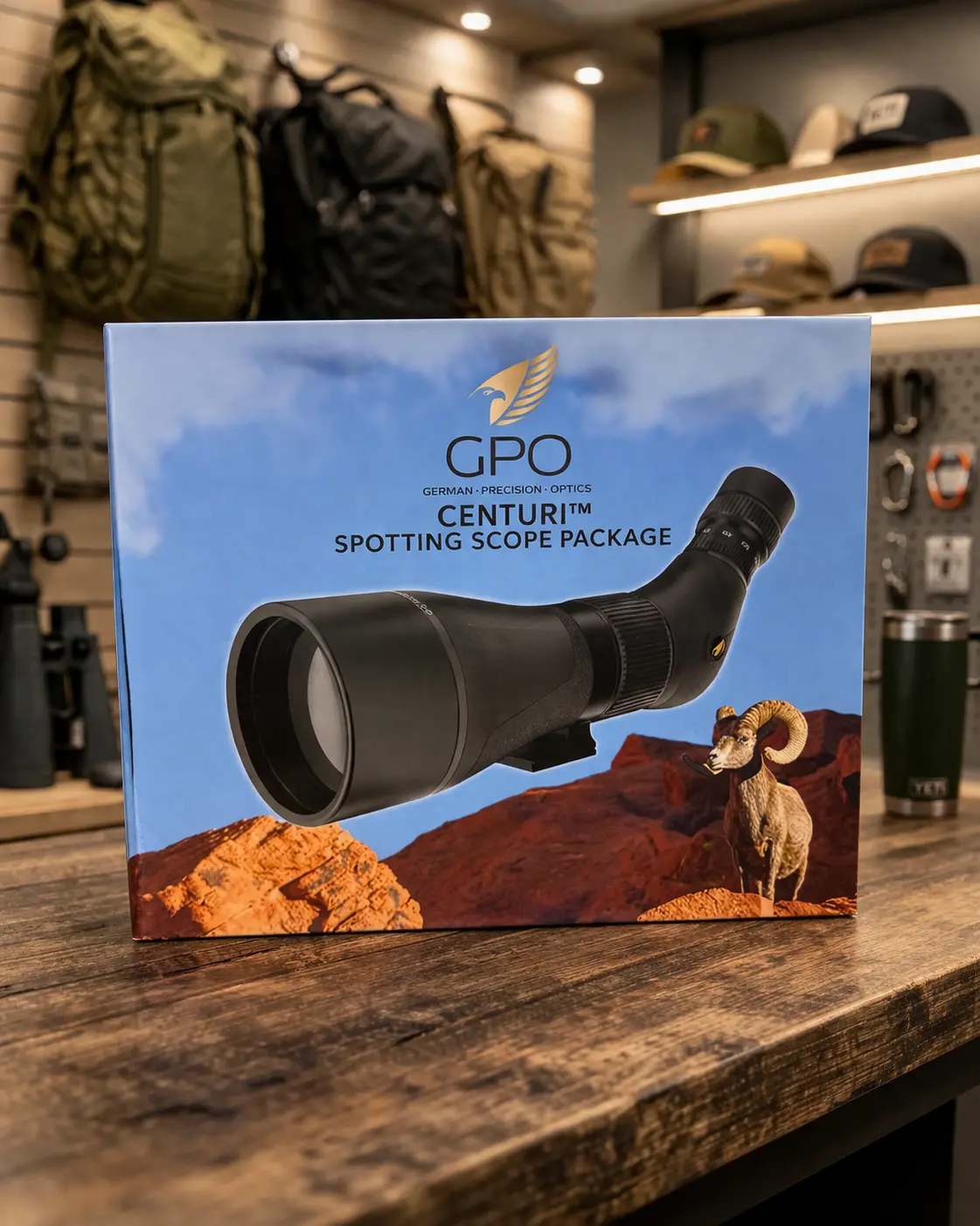 GPOCenturi 20-60x85 Spotting Scope Bundle