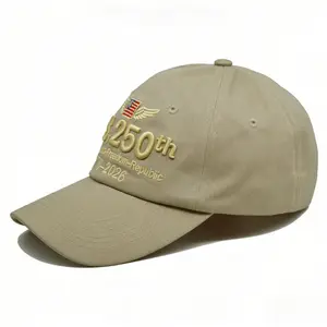 2026 Men's and Women's Embroidered Bald Eagle and 50-Star 13-Stripe Baseball Cap - 250th Anniversary (1776-2026) Embroidery, Durable Patriotic Cap, Suitable for History Enthusiasts, Ideal for April 4th Memorial Day and Parades