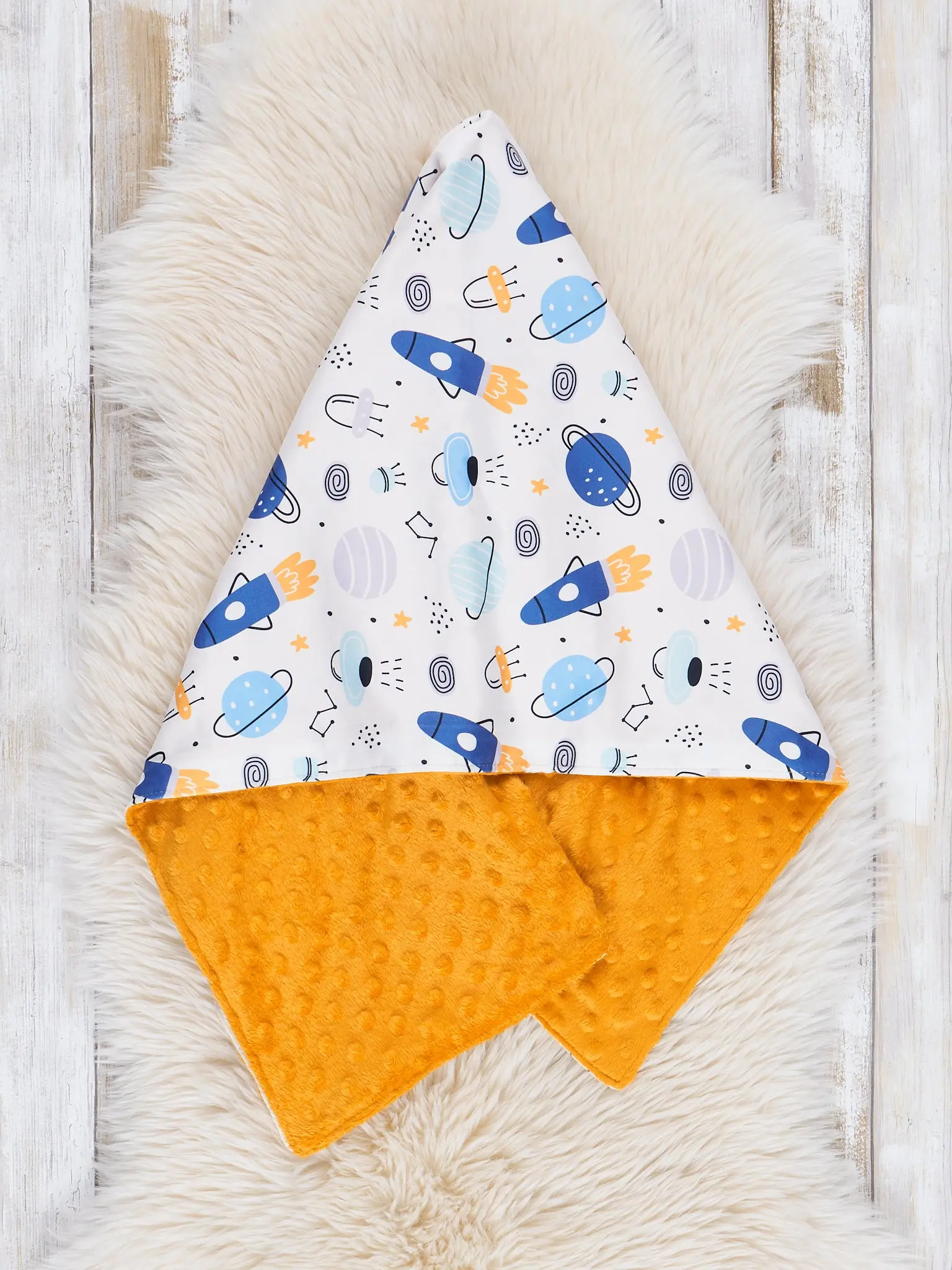 Galactic Dreams Minky Blanket