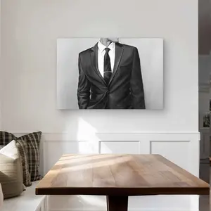 Begin Home Decor C1MP2436J1O88G 24 x 36 in. Man In A Great Costume - Fashion Metal Print Wall Art for Home Decor