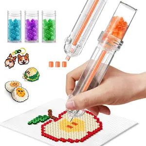 5mm Fuse Bead Pen, Melty Bead Dispense Pen Tool, Easy Efficient DIY Melting Beads Art Accessories for Kids Parents Craft, Holiday Birthday Gift for Boys Girls Age 6+, 1 Pack