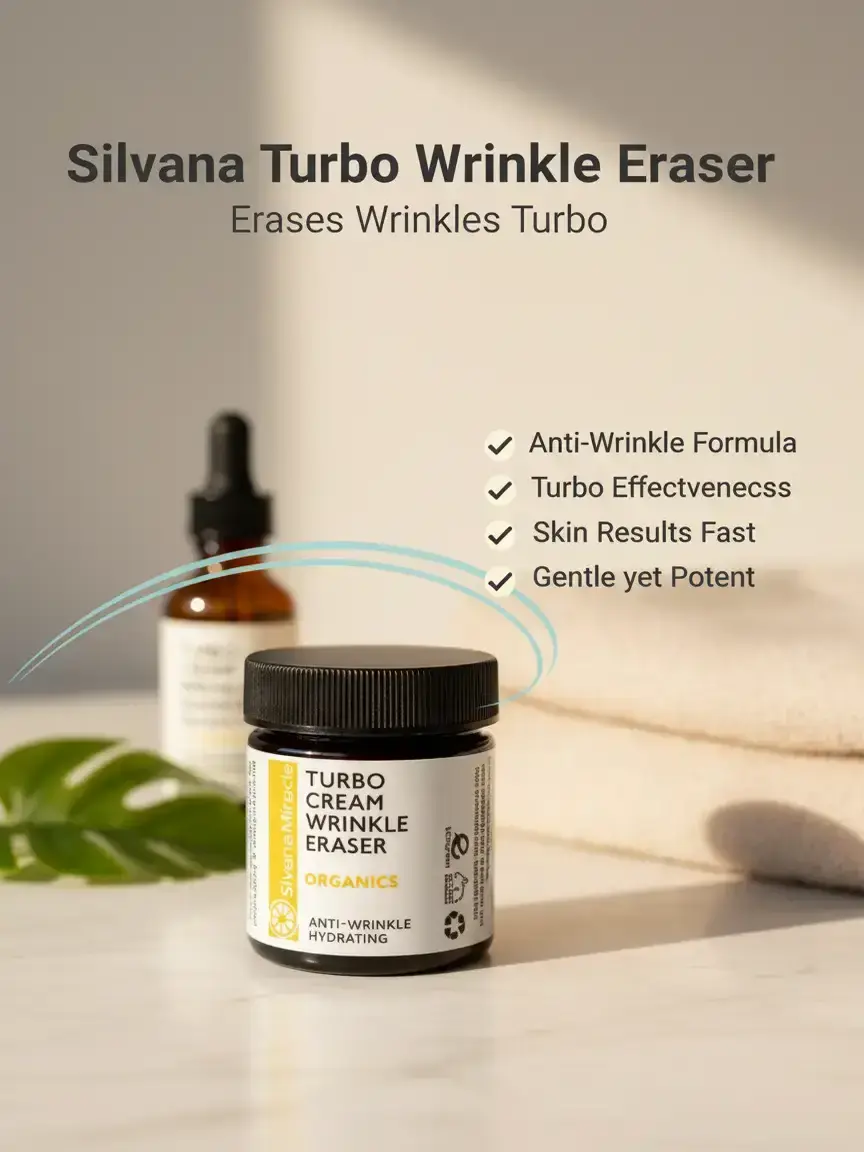 Turbo Wrinkle Eraser Cream by Silvana Miracle Skincare