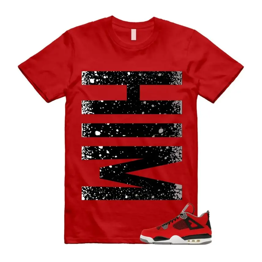 Tee Matching Toro Red Sneaker, Toro 4 Red Outfit Graphic Tee, Everyday Streetwear Shirt, Comfortable Unisex Cotton Top