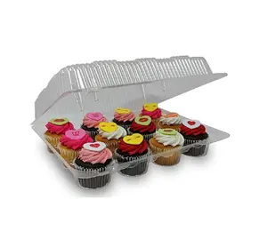 Standard 12 Cavity  Cupcake Clamshell