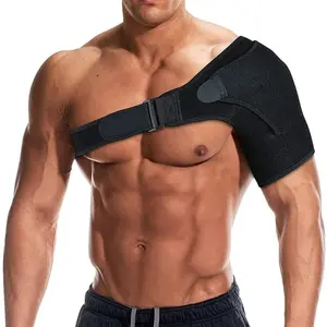 Adjustable Sports Shoulder Strap, Single Shoulder Protection, Unisex Support Belt for Left and Right Shoulders, Ideal for Athletes, Adjustable Shoulder Brace