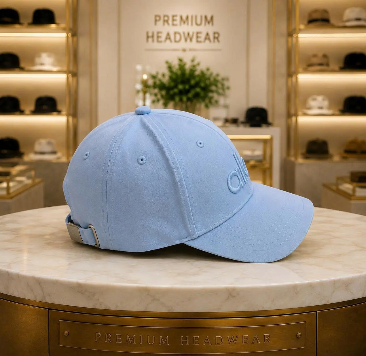 Alo Yoga Tennis & Golf Baseball Cap Unisex Premium Embroidered Logo Adjustable Curved Brim Athletic Hat Fitness Running Everyday Wear