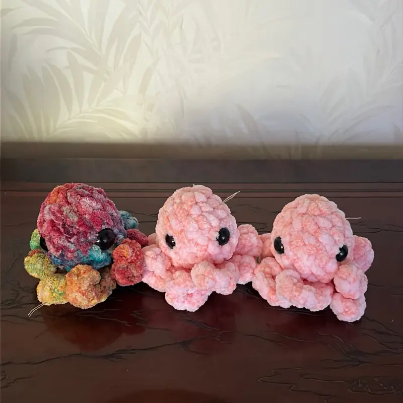 Handmade crochet octopus