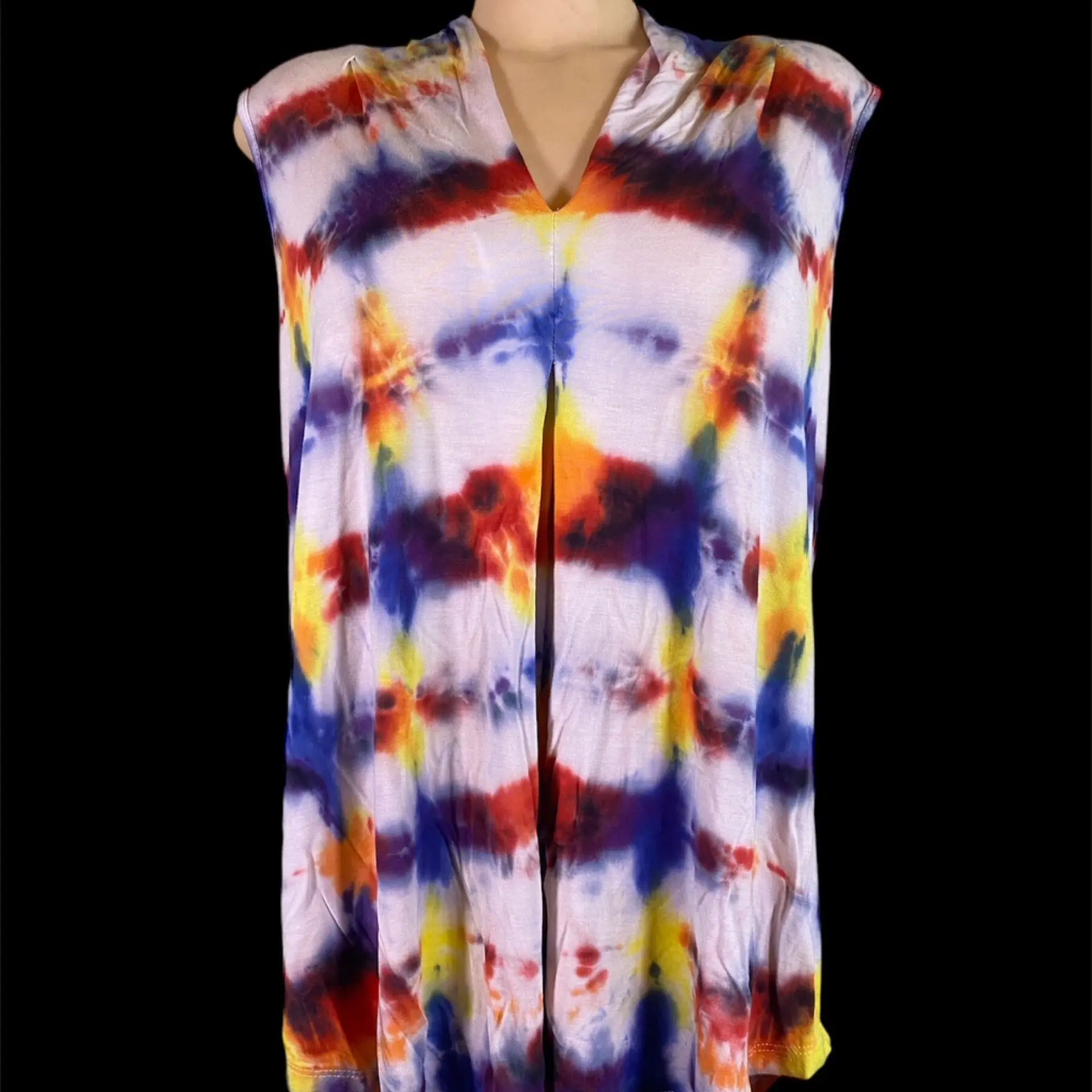 Cable and Gauge Women’s Large Up Cycled Tie Dye Tank Top