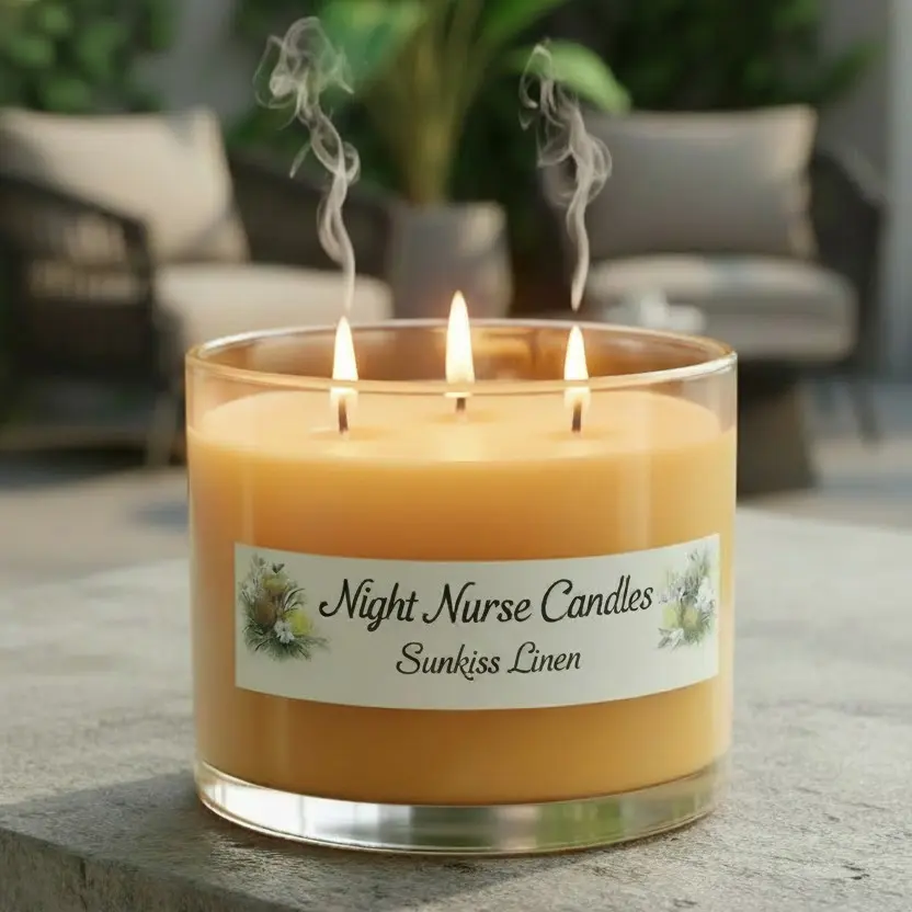 Sun-Kiss Linen Scented Candle