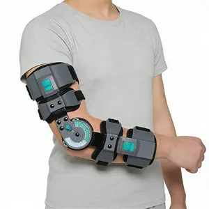Adjustable Elbow Support Splint - Hinged Design for Controlled Motion, Breathable and Lightweight for All-Day Wear, Suitable for Left or Right Arm