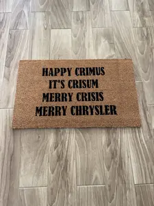 Happy Crimus Doormat