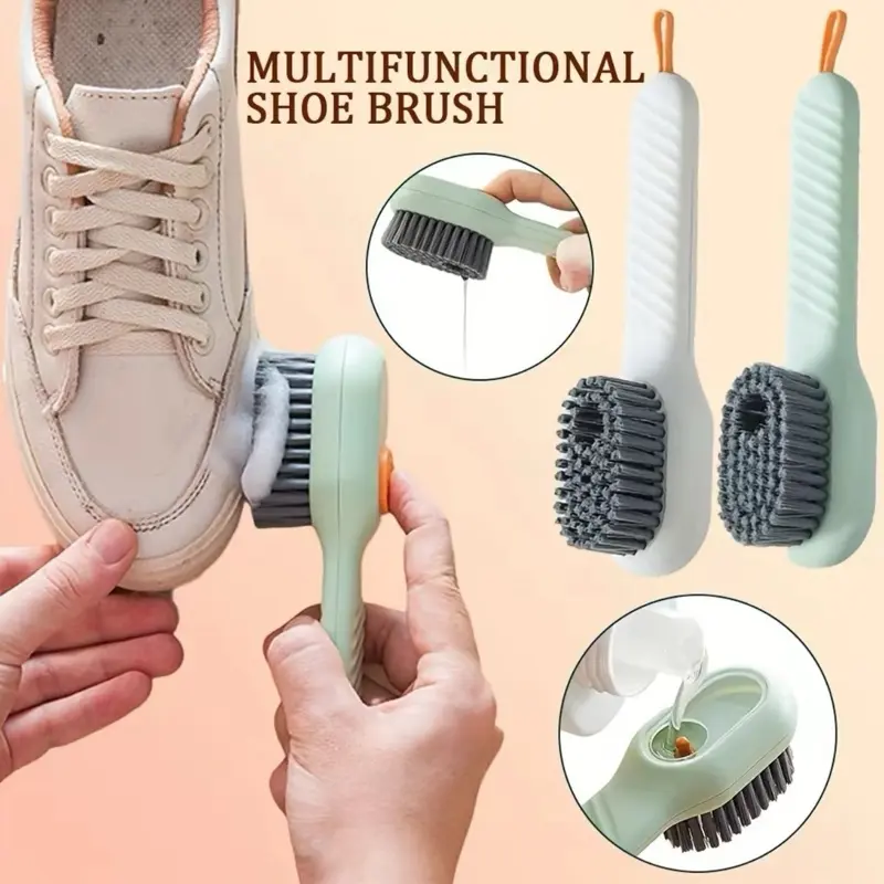 Multifunction on cleaning shoe Brush soft Automatic Liquid Clothes Brush Household Cleaning Tools Footwear