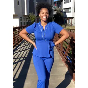 Tied Up Scrub Set- Glory Collection