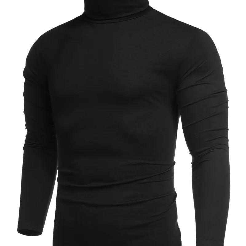 COOFANDY Fall Outfits Men's knitwear Men's Casual Slim Fit Turtleneck T Shirts Lightweight Basic Cotton Pullovers Classic Fashion Menswear Knit Runs Large Sweater Sweater