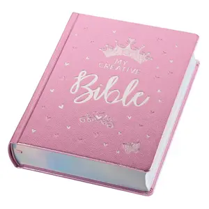 My Creative Bible for Girls - Pastel PINK Hardcover Journaling Bible in English Standard Version - Gift for Christmas, Birthdays, Baptism creative bible pink  bible