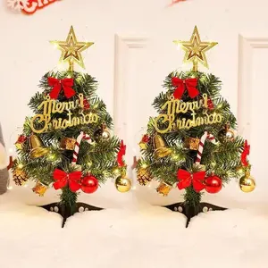 100-Piece Christmas Decoration Set: Christmas Tree Ornaments Assortment with Shiny Glitter Balls and Santa Claus for Scene Decoration