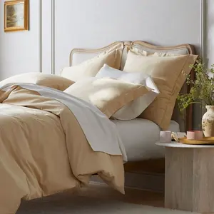 Premium Smooth Supima® Cotton Wrinkle-Free Sateen Bed Sheet Set - Yellow