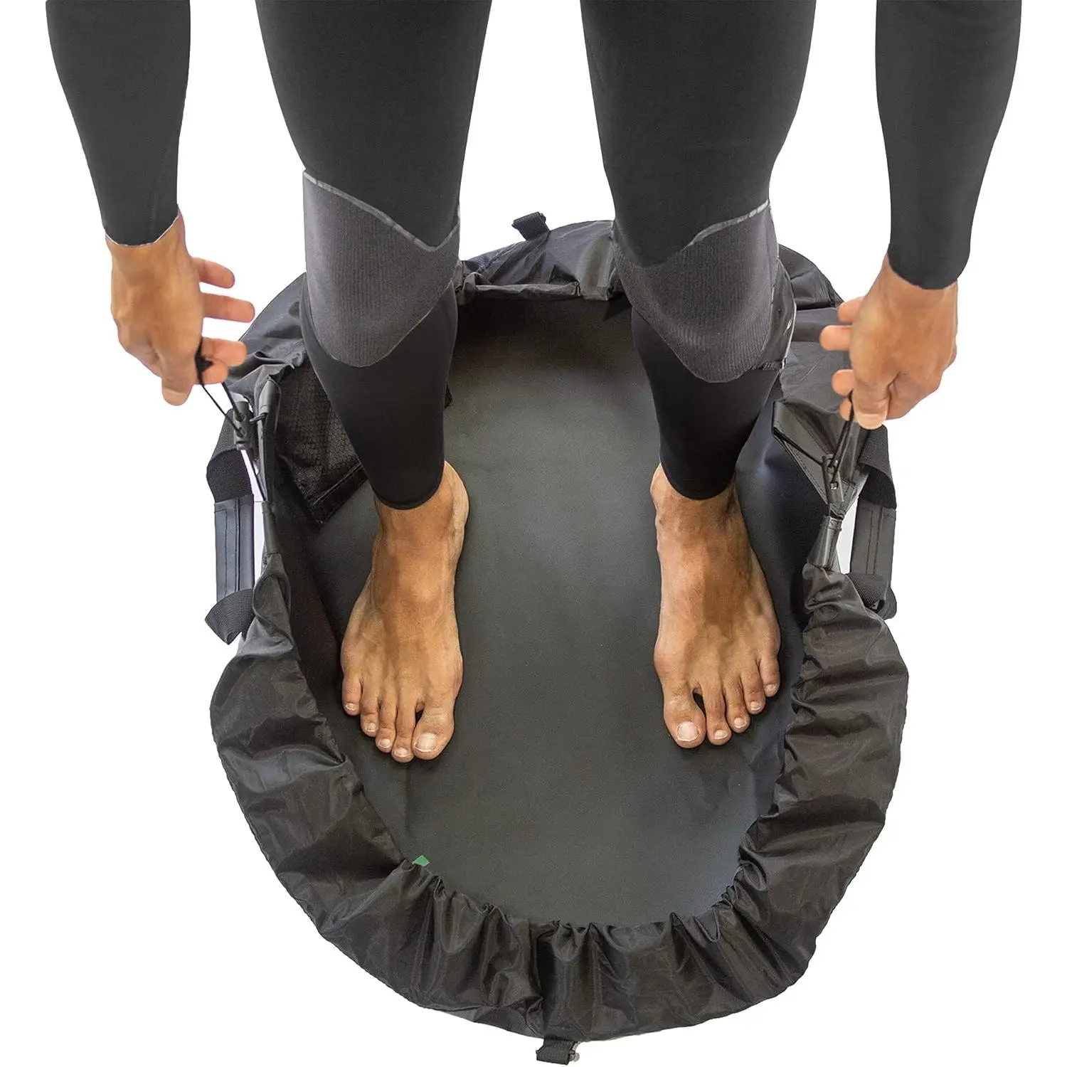 2-in-1 Waterproof Folding Wetsuit Changing Mat & Dry Bag, Leak-Proof Water Sports Accessory for Surfing, Keeps Surfing Equipment Clean
