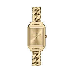 Fossil Women's Raquel Three-Hand Gold-Tone Stainless Steel Watch