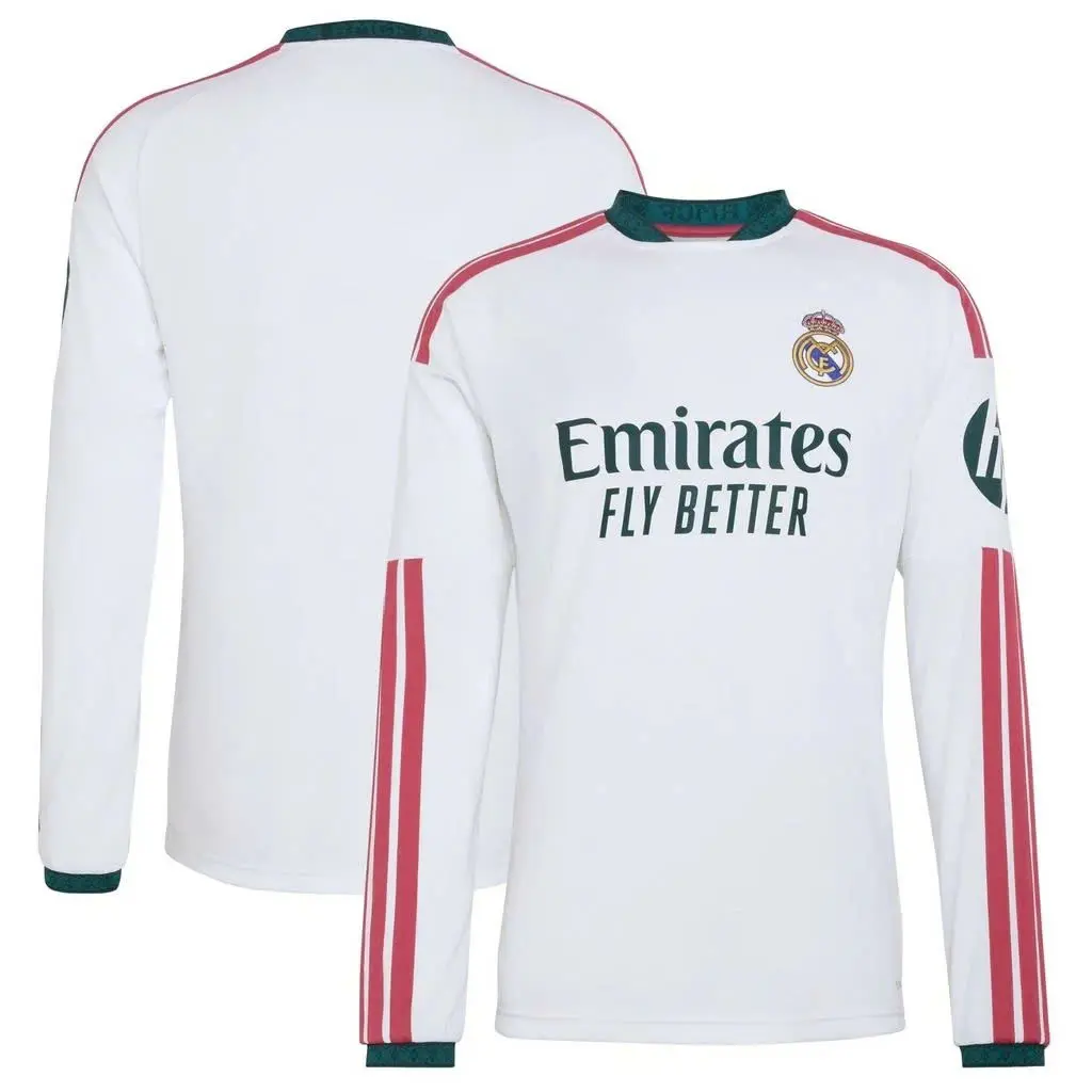 Emirates Fly Better Long Sleeve Soccer Jersey for Fans 2026