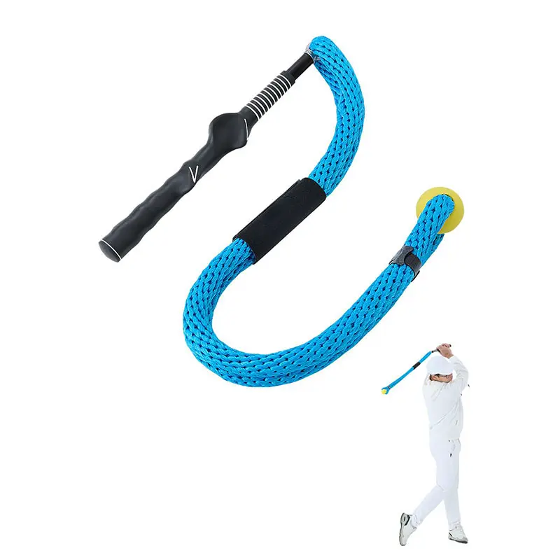 Golf Rope Swing Trainer, Professional Golf Swing Rope Training Aid to Improve Speed, Tempo, Rhythm, Flexibility and Strength, Golf Warm-Up Practice Equipment for Golfers of All Levels