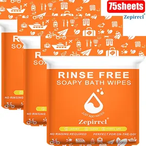30×30 cm disposable no-rinse shower towel, integrated design. Simply wet, lather, and dry—no rinsing needed. Quickly restores a clean, fresh feel anytime. Convenient for outdoor camping, gym workouts, swimming, and commuting. 25 pieces per pack.