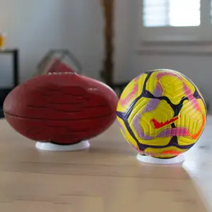 1pc Desktop Basketball, Football, and Rugby Stand for Bedroom, Living Room, Study, Ball Storage Display Rack, Christmas Halloween Gift, Ball Organizer