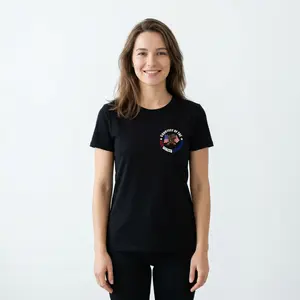 T - shirt with "WE'LL PUT A BOOT IN YOUR ASS" slogan, American flag & military boot graphic, front "CONTEST OF THE RED WHITE AND BLUE" design summer short-sleeved t-shirt suitable woman top sleeve t-shirt top cotton tee sarcastic sporty casual cool basic
