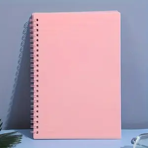 Creative Candy A5 Matte Diary Notebook, Composition Notebook, Simple Student Writing Circle Line Book, Office Notebook Journal, 58 Pages/116 Pages, 21x14.5 Cm, Spiral Notebook Journal