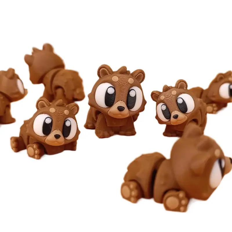 Brown Bear | 3D Printed Articulated Animal Figurines
