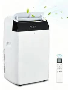 14000BTU Portable Air Conditioner, Takywep 3 in 1 Fast Cooling, Dehumidifier & Fan Modes Portable Air Conditioner, Auto Swing, with Sleep Mode for Home Up To 700 Sq.FT