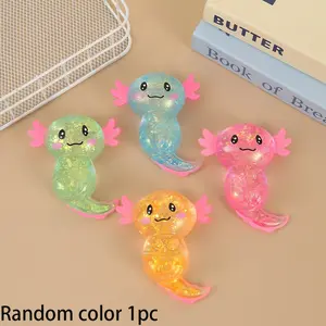 Colorful Salamander Toy, Squeeze Relax, Stress Relief Fidget, Soft Kawaii Animal Toy, Squishy Fidgets, Birthday Gift Bag Filler, Classroom Prize, Easter Basket Filler