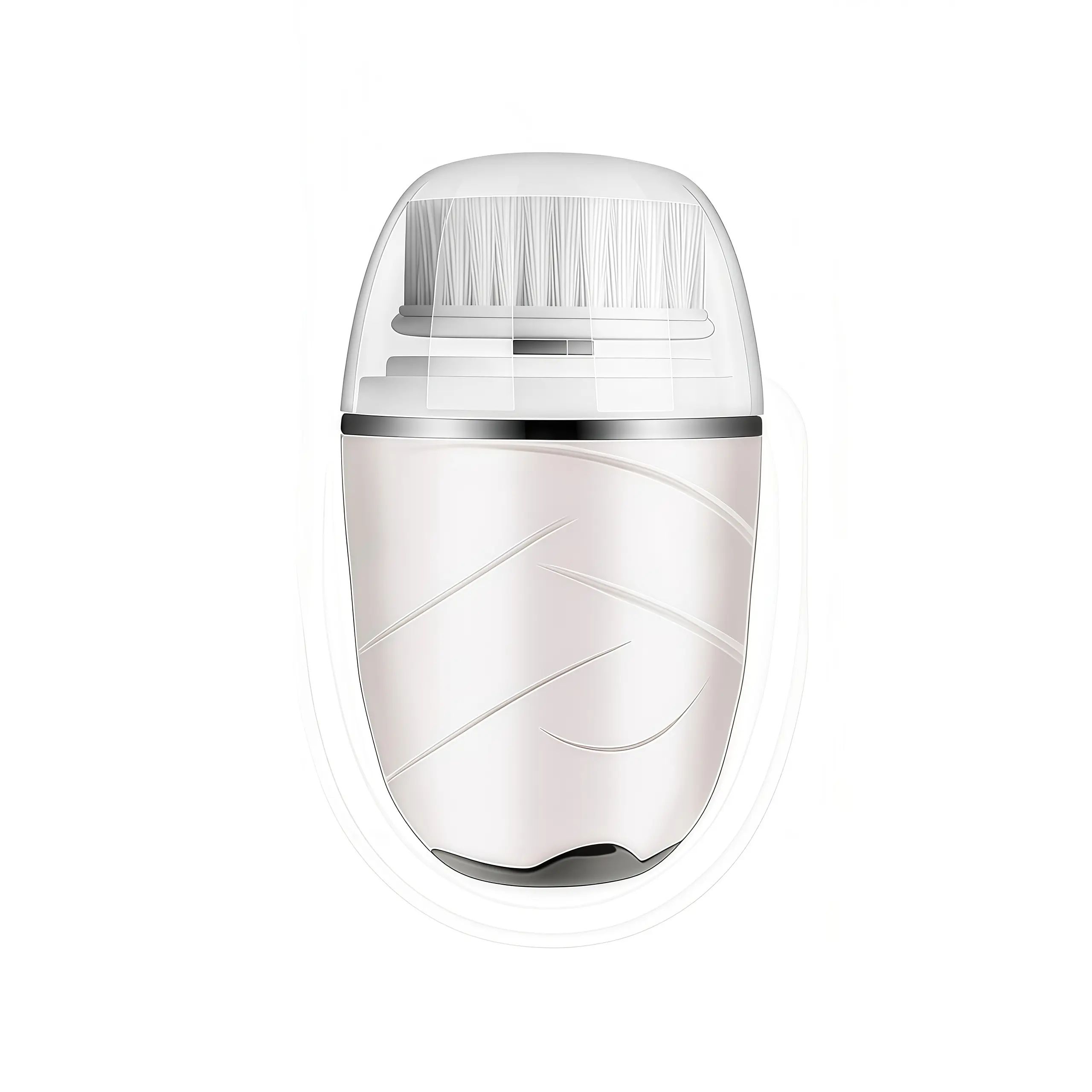 Electric Facial Cleanser Pore Cleaner - 450mAh Battery Powered Rechargeable Household Cleansing Instrument, Gentle Daily Tool for Foundation Residue Removal, Makeup Oil Elimination, All Skin Types (Charge Before Use)