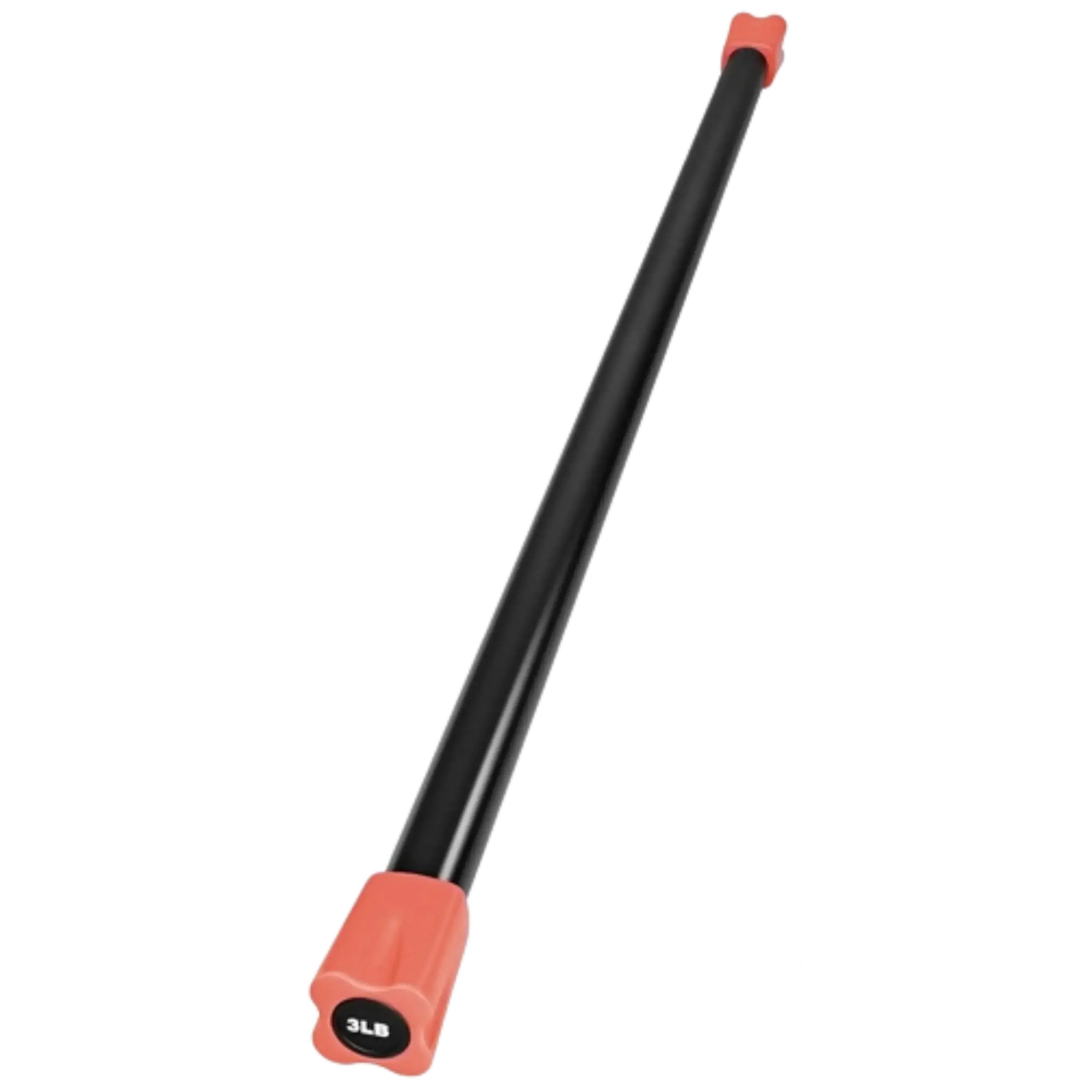 French Fitness Weighted Body Fitness Bar 3 lbs - Orange (New)