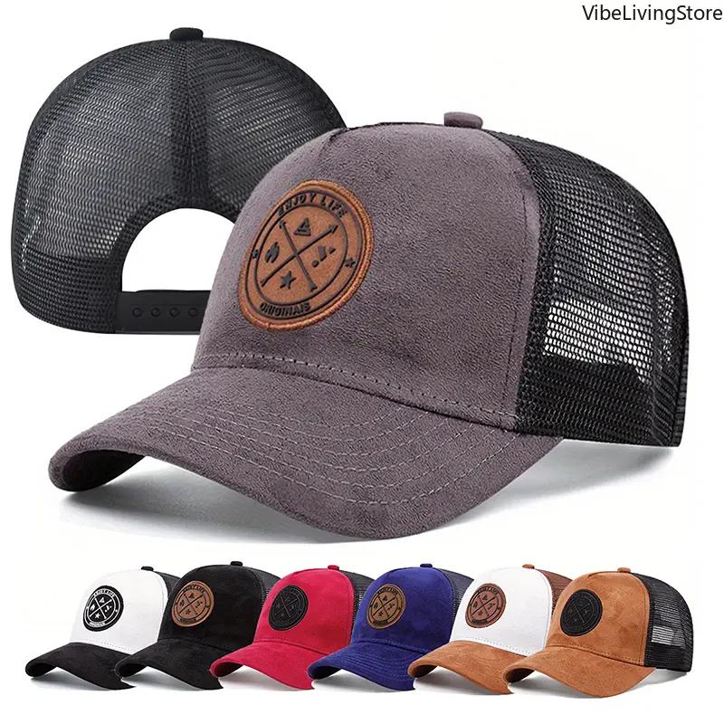 Unisex Graphic Trucker Cap, Flat Bill Mesh Snapback for Street Fashion, Lightweight and Adjustable Hat, Flat Bill Cap, Street Fashion Cap