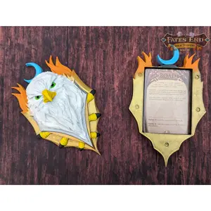 Eagle Paladin 3D Printed Deck Holder and Card Storage | RPG Dice Vault | D20 Box | Player Gift - Discover the perfect fusion of style and functionality!