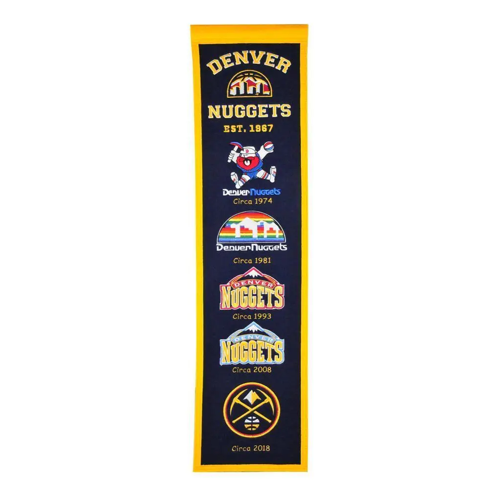 Denver Nuggets Team Logo Banner – Officially Licensed NBA Fan Gear