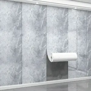 Ultra-Thick Self-Adhesive Wall Sticker Roll, Waterproof Oilproof Toilet Wallpaper, Kitchen Bathroom Living Room Decor, Easy Peel & Stick Application