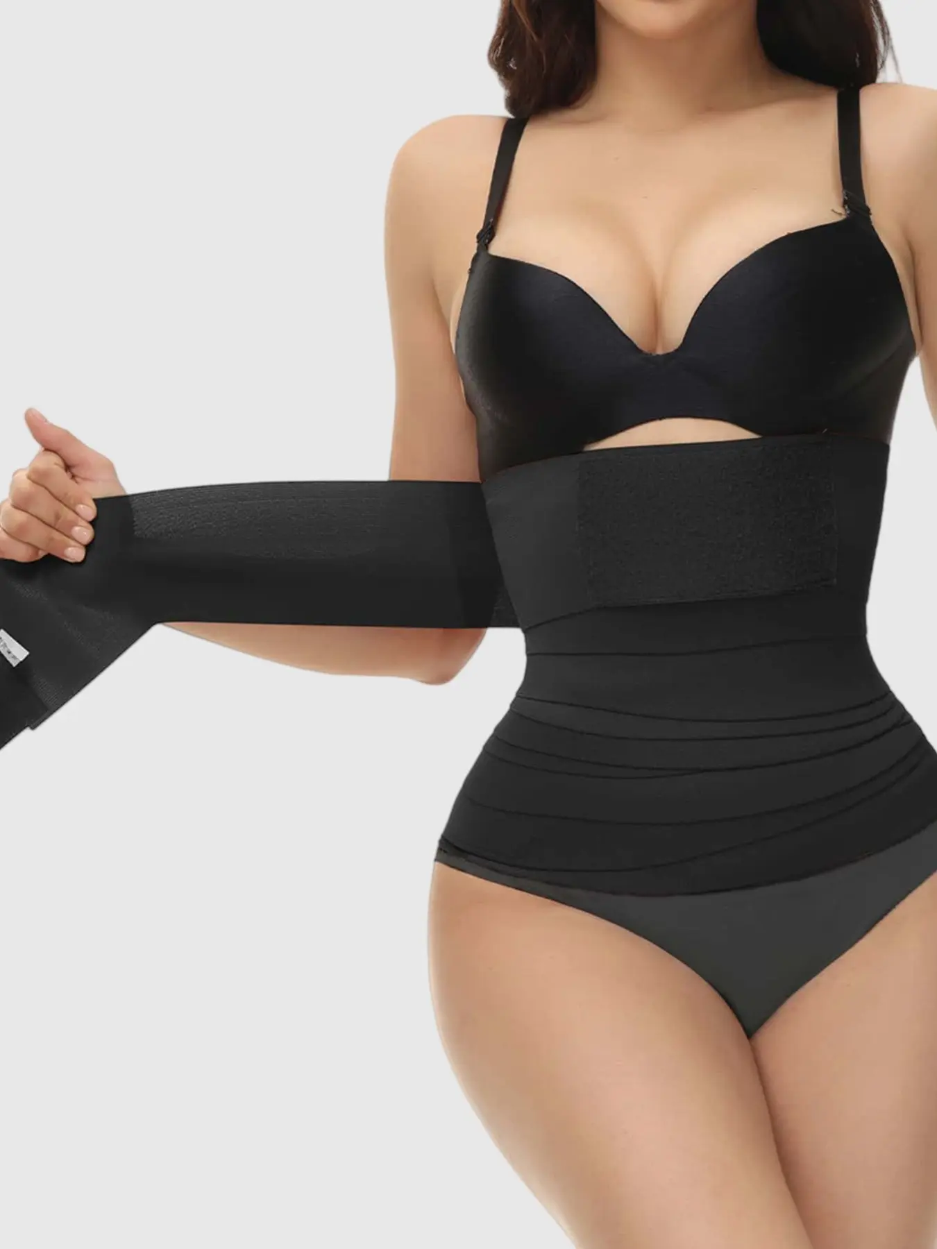1 Count Women's Adjustable Waist Tummy Control Compression Shapewear Belts, Tummy Control Clothes, Wrap Stretchy Girdle, Comfortable Supportive Waist Trainer, Waist Cincher, Perfect for Fitness Activities & Sport