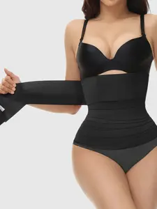 1 Count Women's Adjustable Waist Tummy Control Compression Shapewear Belts, Wrap Stretchy Girdle, Comfortable Supportive Waist Trainer, Creates A Smoother Silhouette Waist Cincher, Perfect for Fitness Activities & Sport High Waist Trainer