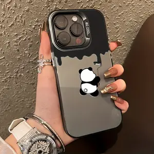 This Graffiti Panda pattern TPU IMD phone case is drop-proof and non-slip, featuring a large-aperture lens. It's compatible with iPhone 17, 16, 15, 14, 13, 12, 11, XS, X, and other Samsung models. It makes a great gift for friends or family.