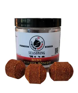Authentic Mini Birria Bombs -10 per pack by Bomb Birria-Best Mexican Seasoning for Birria Plates,Tacos,Quesabirrias,Tortas,Nachos,Burritos & more - Made with Real Spices,Herbs & Chiles for Quick and Flavorful Meals-Made in US No Additives or Preservatives